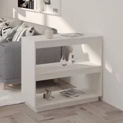 Furniture Limited - Boekenkast 80x35x71 Cm Massief Grenenhout Wit -DECORATIE Winkel 1200x1200 303