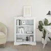 Furniture Limited - Boekenkast 3 Schappen 81x29x100 Cm Grenenhout Corona-stijl Wit -DECORATIE Winkel 1200x1200 385