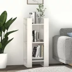 Furniture Limited - Boekenkast/kamerscherm 41x35x91 Cm Massief Grenenhout Wit 13 Furniture Limited - Boekenkast/kamerscherm 41x35x91 Cm Massief Grenenhout Wit -DECORATIE Winkel 1200x1200 432