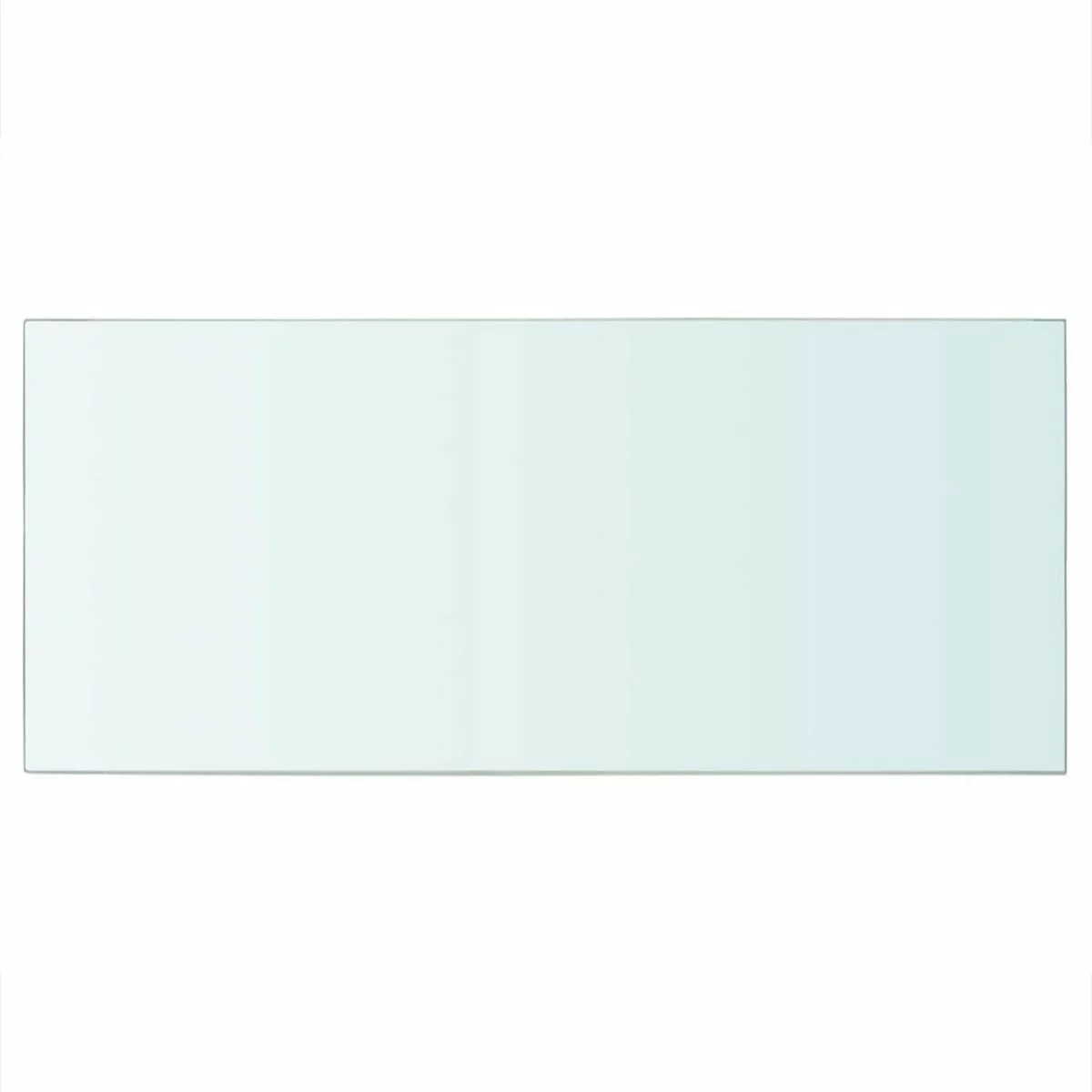 Furniture Limited - Schappen 2 St 50x25 Cm Glas Transparant 4 Furniture Limited - Schappen 2 St 50x25 Cm Glas Transparant - Afbeelding 2