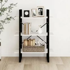 Furniture Limited - Boekenkast Met 3 Schappen 80x30x105 Cm Massief Grenenhout Wit 13 Furniture Limited - Boekenkast Met 3 Schappen 80x30x105 Cm Massief Grenenhout Wit -DECORATIE Winkel 1200x1200 530