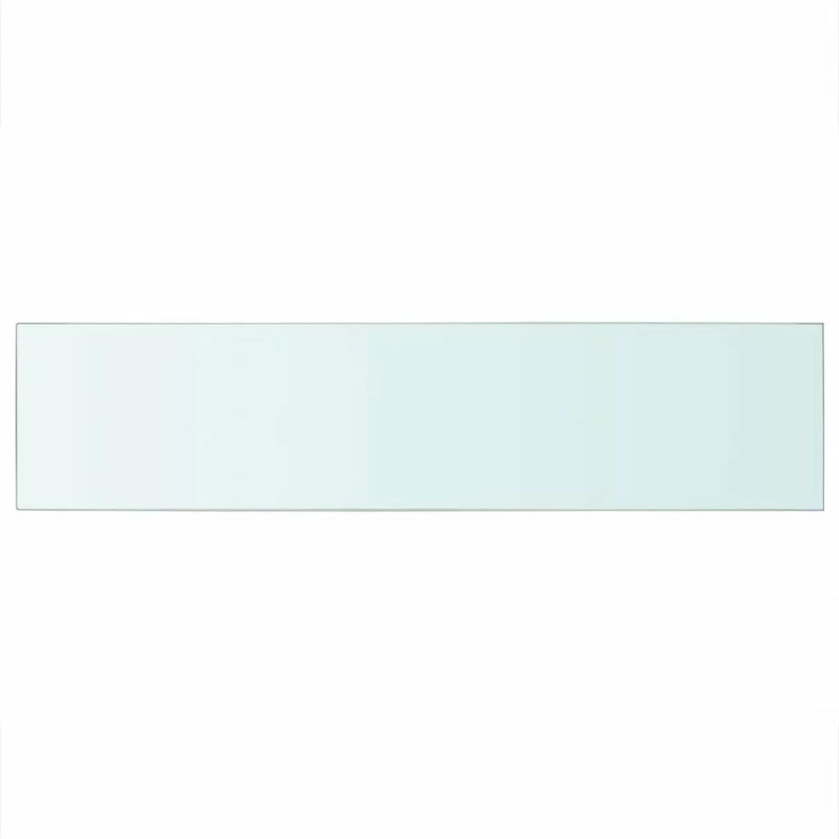 Furniture Limited - Schappen 2 St 110x25 Cm Glas Transparant 4 Furniture Limited - Schappen 2 St 110x25 Cm Glas Transparant - Afbeelding 2