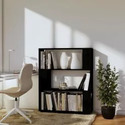 Furniture Limited - Boekenkast/kamerscherm 80x25x101 Cm Massief Grenenhout Zwart 15 Furniture Limited - Boekenkast/kamerscherm 80x25x101 Cm Massief Grenenhout Zwart -DECORATIE Winkel 1200x1200 682