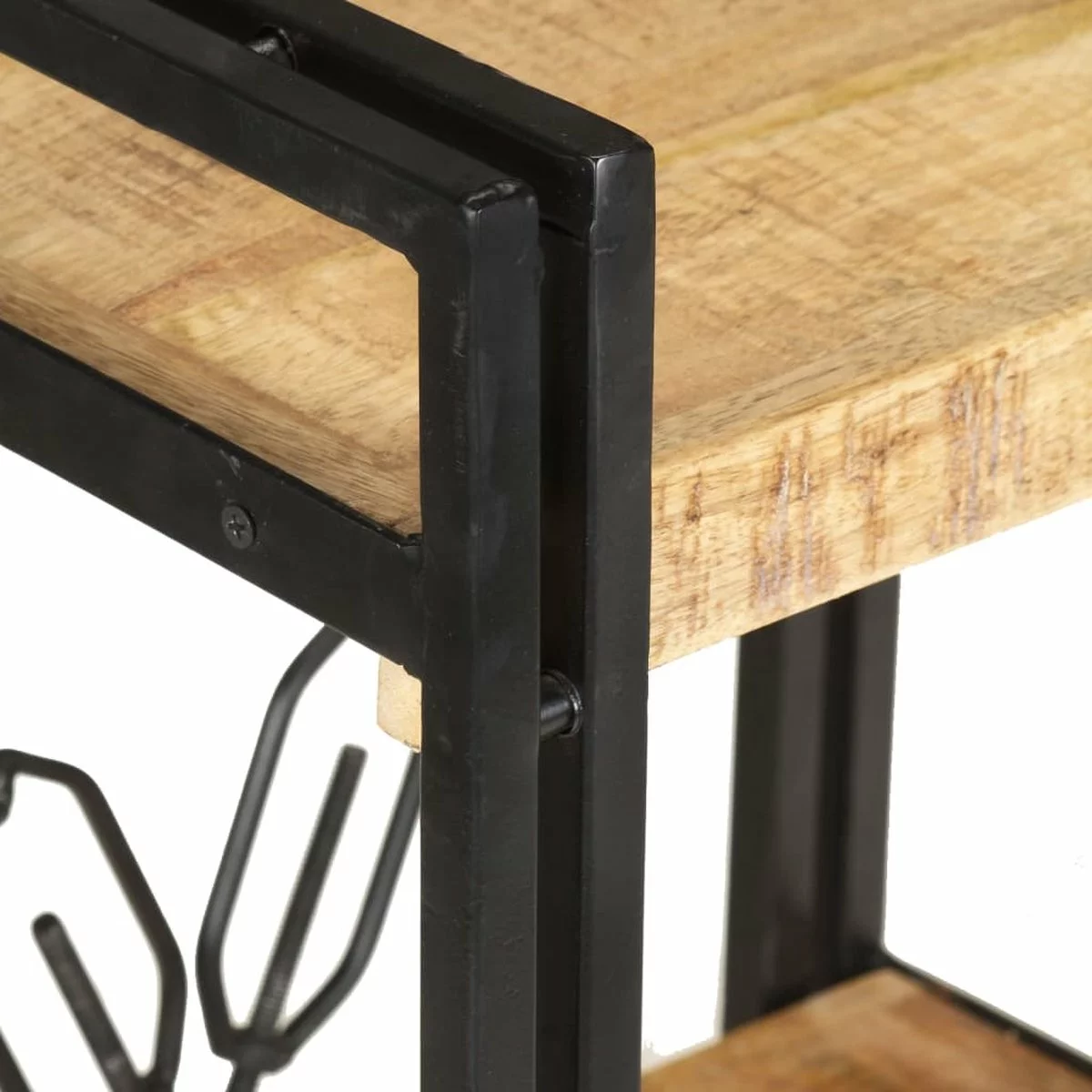 Furniture Limited - Boekenkast Met 3 Schappen 60x30x80 Cm Massief Mangohout 4 Furniture Limited - Boekenkast Met 3 Schappen 60x30x80 Cm Massief Mangohout - Afbeelding 2