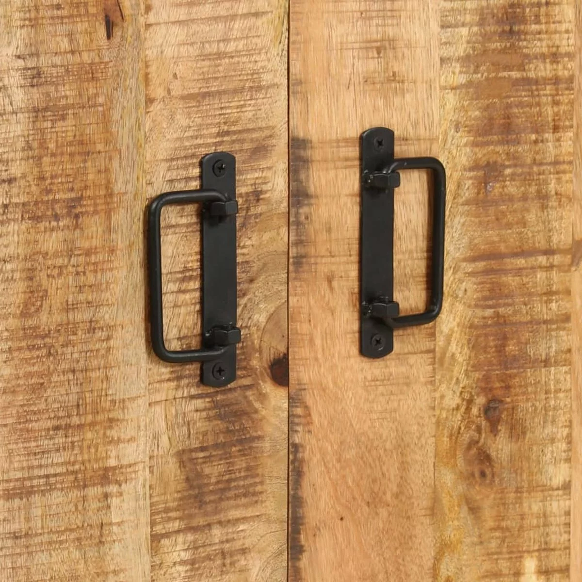 Furniture Limited - Boekenkast Met 4 Schappen 80x30x180 Cm Ruw Mangohout 5 Furniture Limited - Boekenkast Met 4 Schappen 80x30x180 Cm Ruw Mangohout - Afbeelding 3