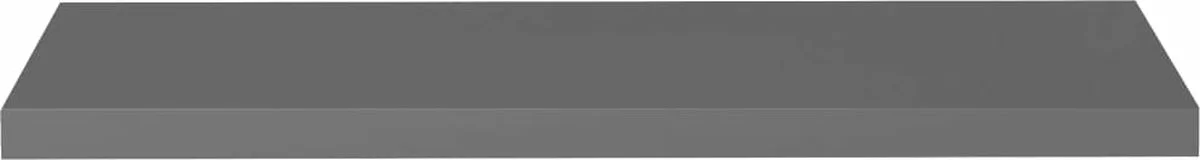 Furniture Limited - Wandschappen Zwevend 2 St 90x23,5x3,8 Cm MDF Hoogglans Grijs 10 Furniture Limited - Wandschappen Zwevend 2 St 90x23,5x3,8 Cm MDF Hoogglans Grijs - Afbeelding 8