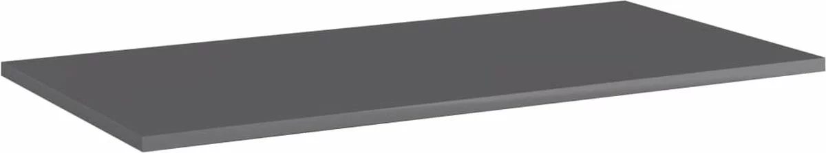 Furniture Limited - Wandschappen 8 St 80x40x1,5 Cm Spaanplaat Hoogglans Grijs 7 Furniture Limited - Wandschappen 8 St 80x40x1,5 Cm Spaanplaat Hoogglans Grijs - Afbeelding 5