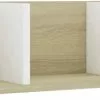 Furniture Limited - Cd-wandschap 75x18x18cm Bewerkt Hout Wit En Sonoma Eikenkleurig 2 Furniture Limited - Cd-wandschap 75x18x18cm Bewerkt Hout Wit En Sonoma Eikenkleurig -DECORATIE Winkel 1200x346 1