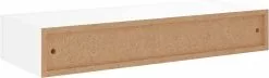 Furniture Limited - Wandschap Met Lade 60x23,5x10 Cm MDF Wit -DECORATIE Winkel 1200x348