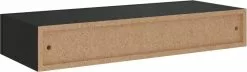 Furniture Limited - Wandschap Met Lade 60x23,5x10 Cm MDF Zwart -DECORATIE Winkel 1200x350 4