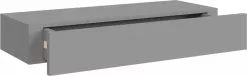 Furniture Limited - Wandschap Met Lade 60x23,5x10 Cm MDF Grijs 12 Furniture Limited - Wandschap Met Lade 60x23,5x10 Cm MDF Grijs -DECORATIE Winkel 1200x367