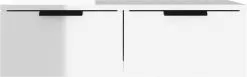 Furniture Limited - Wandkasten 2 St 68x30x20 Cm Bewerkt Hout Hoogglans Wit -DECORATIE Winkel 1200x376 1
