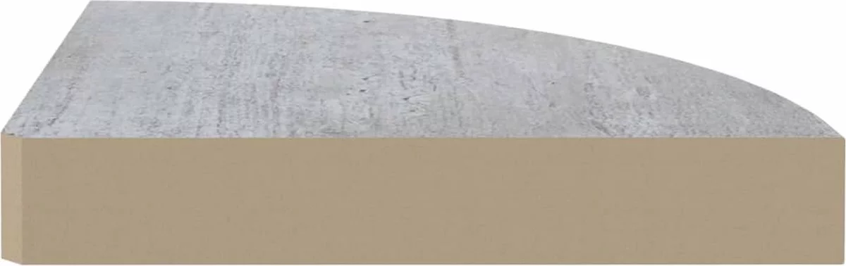 Furniture Limited - Hoekwandschappen 4 St 35x35x3,8 Cm MDF Betongrijs 6 Furniture Limited - Hoekwandschappen 4 St 35x35x3,8 Cm MDF Betongrijs - Afbeelding 4