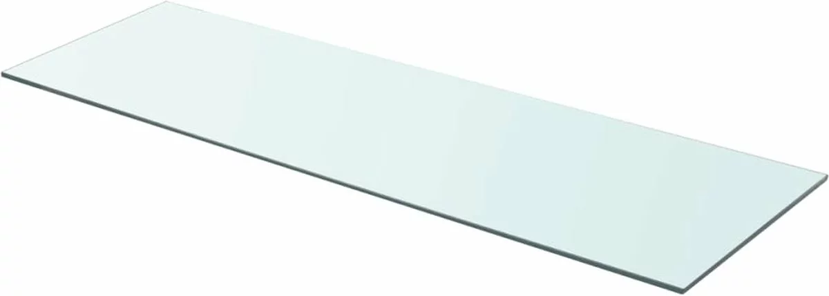 Furniture Limited - Wandschap Transparant 90x30 Cm Glas 4 Furniture Limited - Wandschap Transparant 90x30 Cm Glas - Afbeelding 2