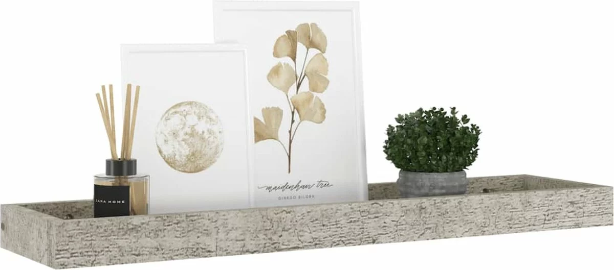 Furniture Limited - Wandschappen 4 St Loggia 60x15x4 Cm MDF Betongrijs 6 Furniture Limited - Wandschappen 4 St Loggia 60x15x4 Cm MDF Betongrijs - Afbeelding 4