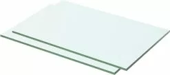Furniture Limited - Schappen 2 St 50x25 Cm Glas Transparant 7 Furniture Limited - Schappen 2 St 50x25 Cm Glas Transparant -DECORATIE Winkel 1200x530