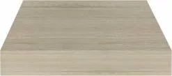 Furniture Limited - Wandschap Zwevend 23x23,5x3,8 Cm MDF Eikenkleur -DECORATIE Winkel 1200x531
