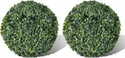 Furniture Limited - Kunstplanten Buxusbol 2 St 27 Cm -DECORATIE Winkel 1200x561