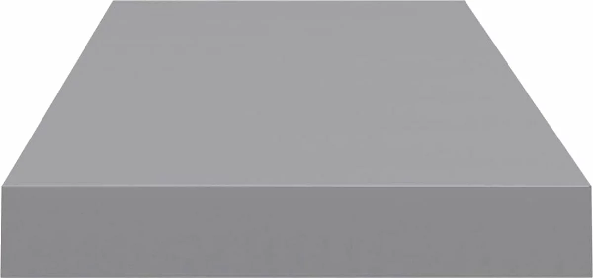 Furniture Limited - Wandschappen Zwevend 4 St 60x23,5x3,8 Cm MDF Grijs 4 Furniture Limited - Wandschappen Zwevend 4 St 60x23,5x3,8 Cm MDF Grijs - Afbeelding 2