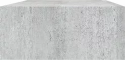 Furniture Limited - Wandschappen 2 St Met Lade 40x23,5x10 Cm MDF Betongrijs -DECORATIE Winkel 1200x576
