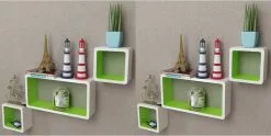 Furniture Limited - Wandplanken Kubus 6 St Wit En Groen 11 Furniture Limited - Wandplanken Kubus 6 St Wit En Groen -DECORATIE Winkel 1200x602 3