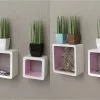 Furniture Limited - Wandplanken Kubus 6 St Wit En Roze -DECORATIE Winkel 1200x602 4