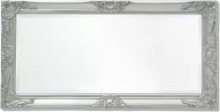Furniture Limited - Wandspiegel Barok 100 X 50 Cm Zilver -DECORATIE Winkel 1200x613