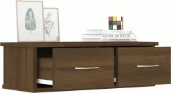 Furniture Limited - Wandkast 60x26x18,5 Cm Bewerkt Hout Bruineikenkleurig -DECORATIE Winkel 1200x656