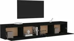 Furniture Limited - Wandkasten 2 St 100x30x35 Cm Massief Grenenhout Zwart 17 Furniture Limited - Wandkasten 2 St 100x30x35 Cm Massief Grenenhout Zwart -DECORATIE Winkel 1200x681 2