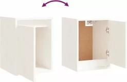 Furniture Limited - Wandkasten 2 St 30x30x40 Cm Massief Grenenhout Wit -DECORATIE Winkel 1200x775 1