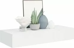 Furniture Limited - Wandschap Met Lade 60x23,5x10 Cm MDF Wit -DECORATIE Winkel 1200x789 1