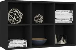 Furniture Limited - Boekenkast/dressoir 66x30x97,8 Cm Bewerkt Hout Zwart -DECORATIE Winkel 1200x791 1