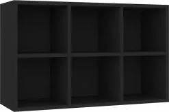 Furniture Limited - Boekenkast/dressoir 66x30x97,8 Cm Bewerkt Hout Zwart -DECORATIE Winkel 1200x793 1