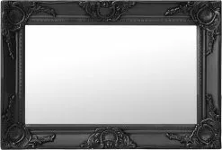 Furniture Limited - Wandspiegel Barok Stijl 60x40 Cm Zwart -DECORATIE Winkel 1200x811 1