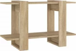 Furniture Limited - Boekenkast/kamerscherm 80x30x51 Cm Sonoma Eikenkleurig -DECORATIE Winkel 1200x815 1