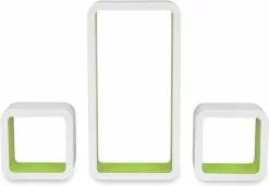 Furniture Limited - Wandplanken Kubus 6 St Wit En Groen 12 Furniture Limited - Wandplanken Kubus 6 St Wit En Groen -DECORATIE Winkel 1200x830 1