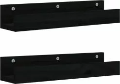 Furniture Limited - Wandschappen 2 St 50x12x9 Cm Massief Grenenhout Zwart 18 Furniture Limited - Wandschappen 2 St 50x12x9 Cm Massief Grenenhout Zwart -DECORATIE Winkel 1200x846