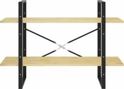 Furniture Limited - Boekenkast Met 2 Schappen 100x30x70 Cm Massief Grenenhout 17 Furniture Limited - Boekenkast Met 2 Schappen 100x30x70 Cm Massief Grenenhout -DECORATIE Winkel 1200x863