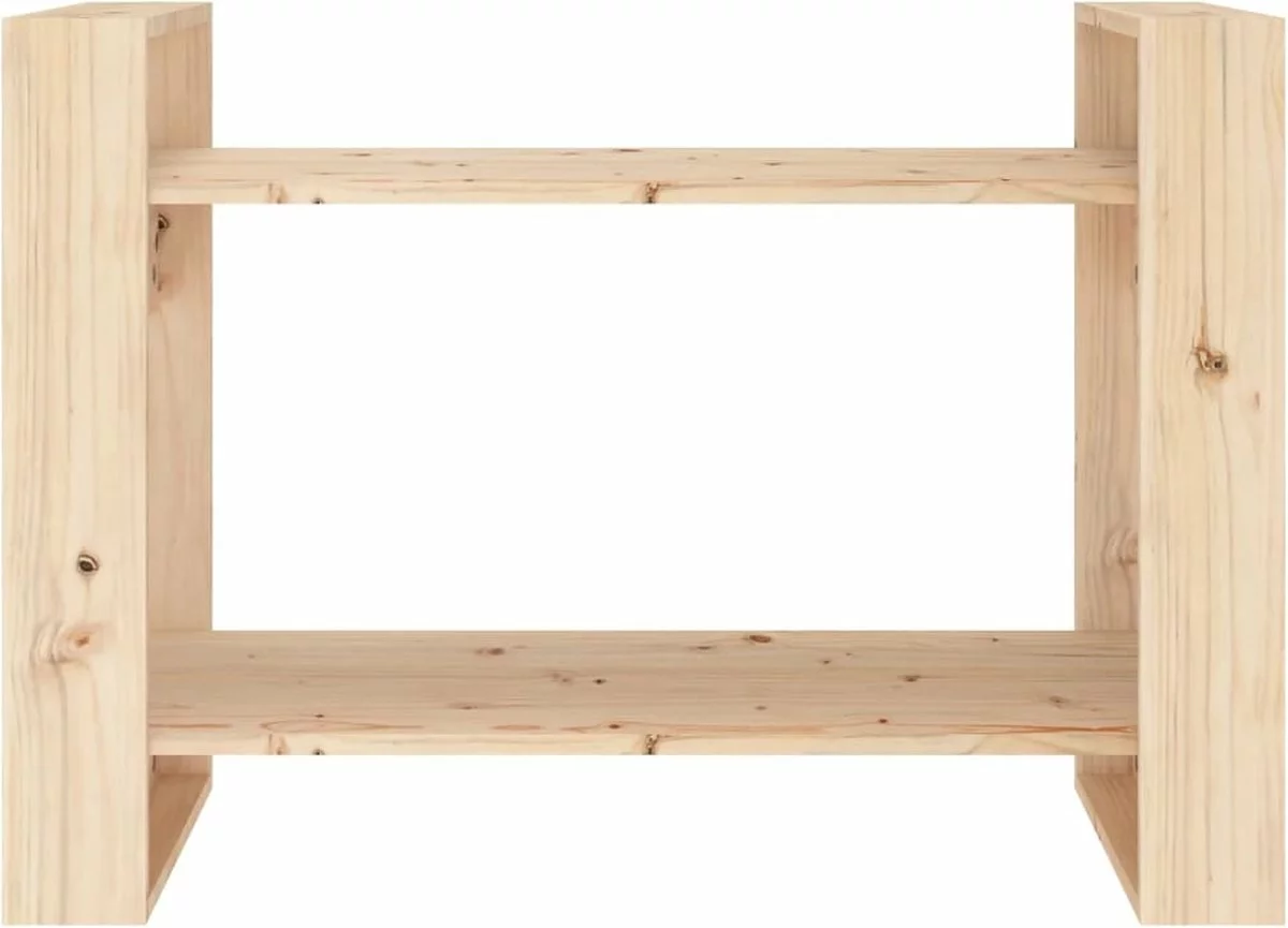 Furniture Limited - Boekenkast/kamerscherm 80x35x56,5 Cm Massief Grenenhout 8 Furniture Limited - Boekenkast/kamerscherm 80x35x56,5 Cm Massief Grenenhout - Afbeelding 6