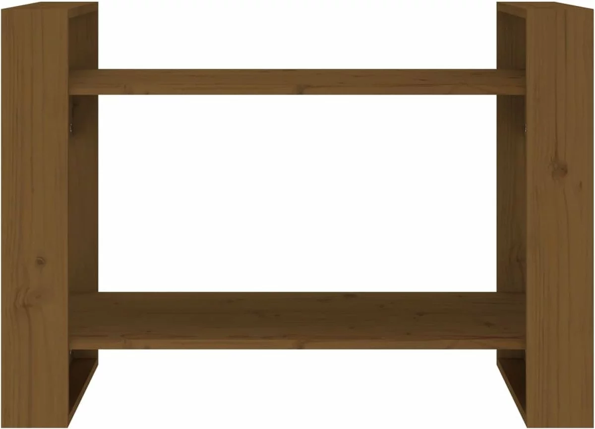 Furniture Limited - Boekenkast/kamerscherm 80x35x56,5 Cm Grenenhout Honingbruin 7 Furniture Limited - Boekenkast/kamerscherm 80x35x56,5 Cm Grenenhout Honingbruin - Afbeelding 5