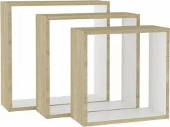 Furniture Limited - Wandschappen Kubus 3 St Wit En Sonoma Eikenkleurig 17 Furniture Limited - Wandschappen Kubus 3 St Wit En Sonoma Eikenkleurig -DECORATIE Winkel 1200x899 1
