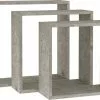 Furniture Limited - Wandschappen Kubus 3 St Betongrijs -DECORATIE Winkel 1200x899