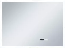 Furniture Limited - Badkamerspiegel LED Met Aanraaksensor En Tijdweergave 80x60 Cm -DECORATIE Winkel 1200x901 3