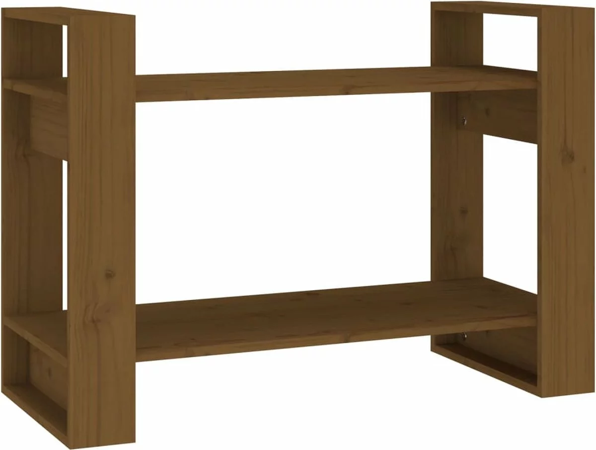 Furniture Limited - Boekenkast/kamerscherm 80x35x56,5 Cm Grenenhout Honingbruin 5 Furniture Limited - Boekenkast/kamerscherm 80x35x56,5 Cm Grenenhout Honingbruin - Afbeelding 3