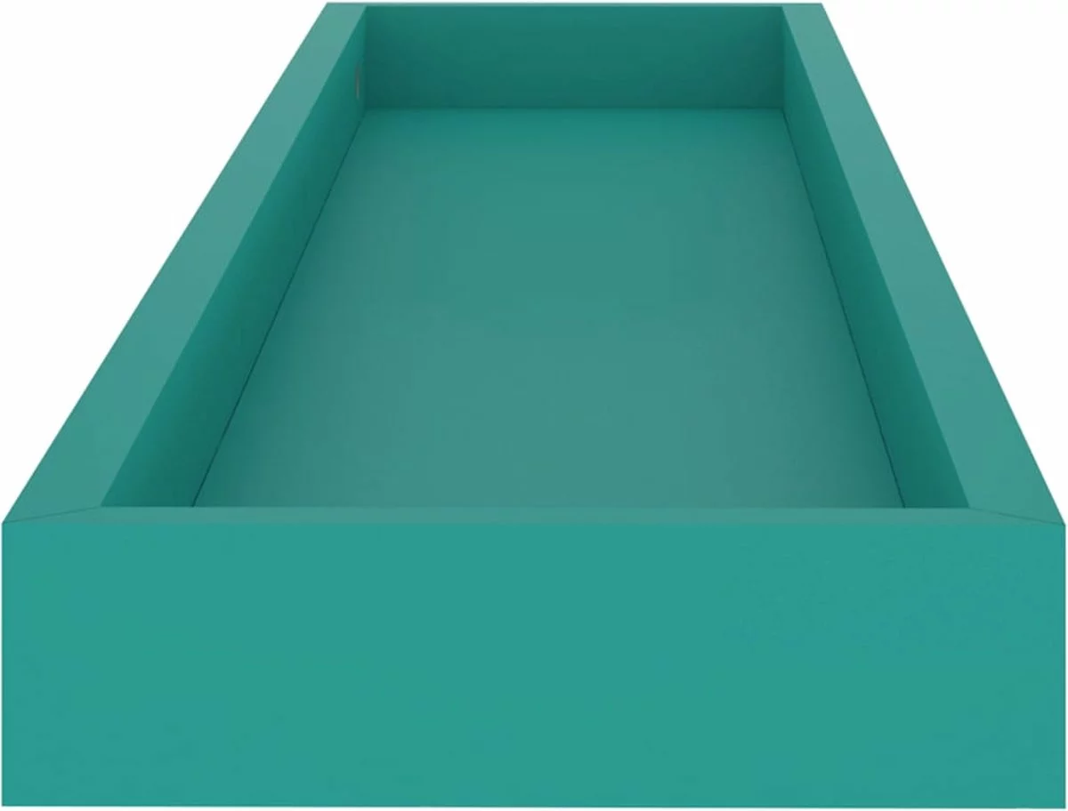 Furniture Limited - Wandschappen 2 St Loggia 80x15x4 Cm MDF Blauw 7 Furniture Limited - Wandschappen 2 St Loggia 80x15x4 Cm MDF Blauw - Afbeelding 5