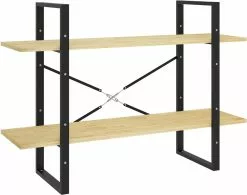 Furniture Limited - Boekenkast Met 2 Schappen 100x30x70 Cm Massief Grenenhout 19 Furniture Limited - Boekenkast Met 2 Schappen 100x30x70 Cm Massief Grenenhout -DECORATIE Winkel 1200x948