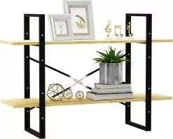 Furniture Limited - Boekenkast Met 2 Schappen 100x30x70 Cm Massief Grenenhout 16 Furniture Limited - Boekenkast Met 2 Schappen 100x30x70 Cm Massief Grenenhout -DECORATIE Winkel 1200x962