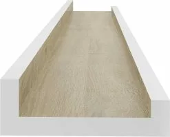 Furniture Limited - Wandschappen 4 St 60x9x3 Cm Wit En Sonoma Eikenkleurig -DECORATIE Winkel 1200x966