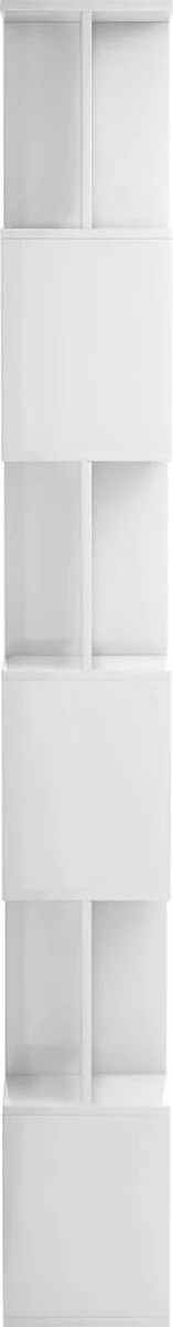 Furniture Limited - Boekenkast/kamerscherm 80x24x192 Cm Hoogglans Wit 10 Furniture Limited - Boekenkast/kamerscherm 80x24x192 Cm Hoogglans Wit - Afbeelding 8