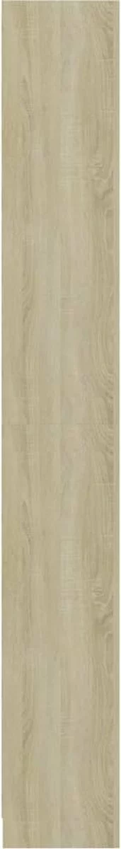 Furniture Limited - Boekenkast Met 5 Schappen 40x24x175 Cm Bewerkt Hout Sonoma Eik 7 Furniture Limited - Boekenkast Met 5 Schappen 40x24x175 Cm Bewerkt Hout Sonoma Eik - Afbeelding 5